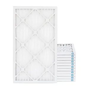 12x24x1 MERV 8 ( MPR 600, FPR 5-6 ) 1' Air Filters for AC & Furnace. Case of 12. Exact Size: 11-1/2 x 23-1/2 x 3/4