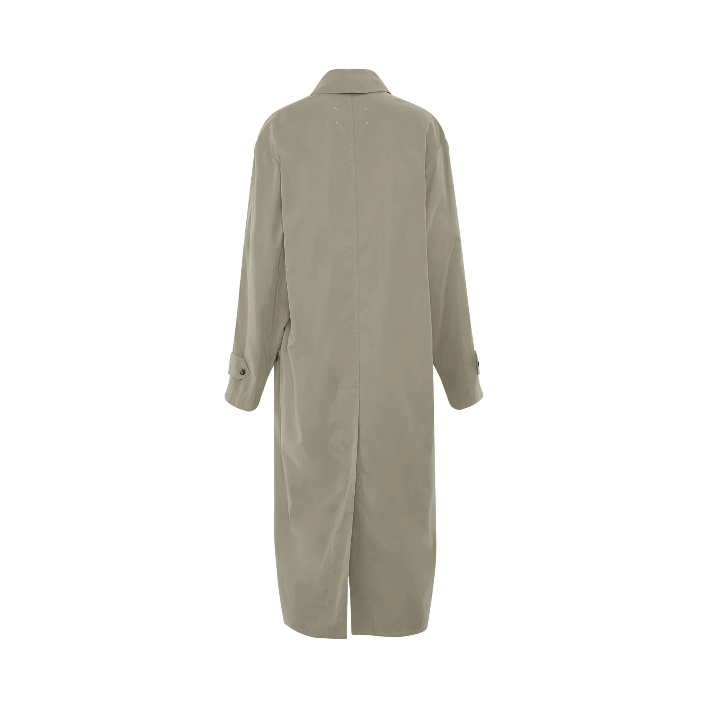 5 Button Trench Coat in Sand