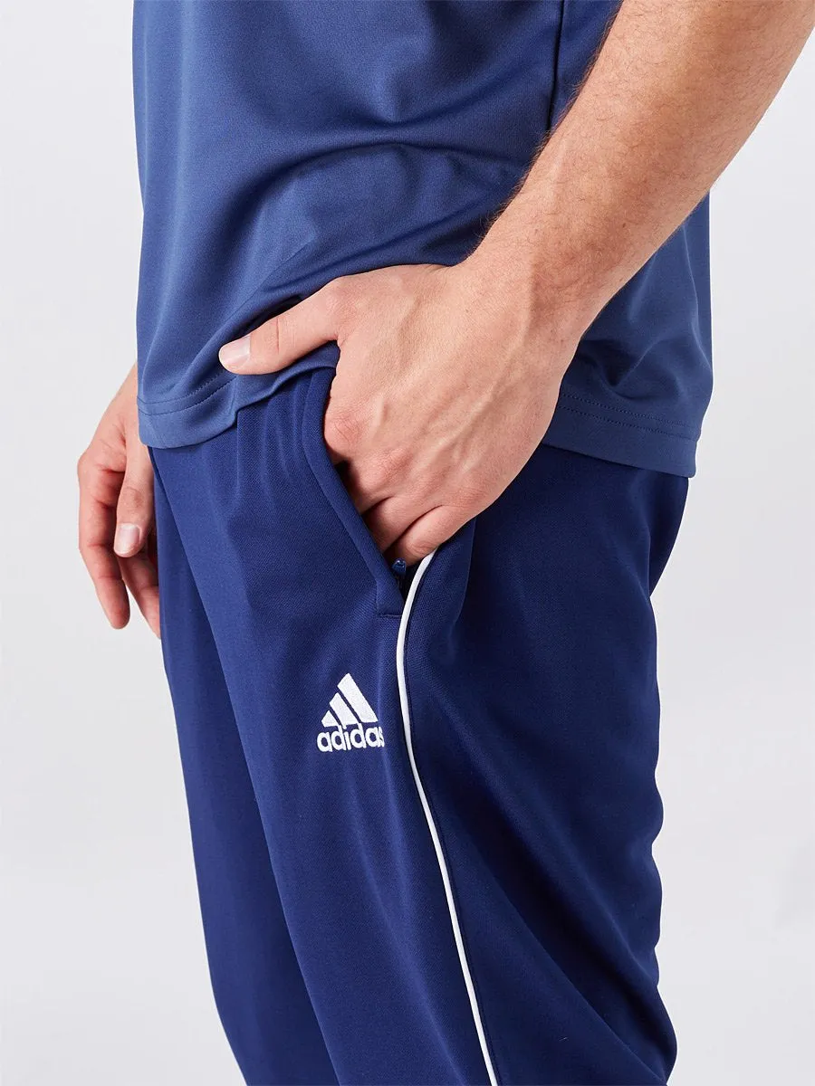 Adidas Men's Core 18 Training Soccer Pants Dark Blue & White Medium