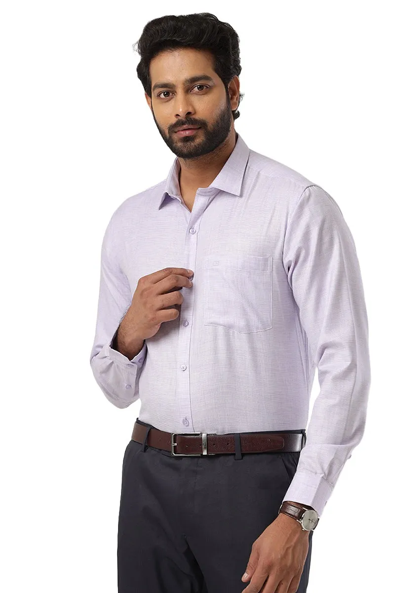 Cardiff - Purple Formal Shirt For Men | Ariser