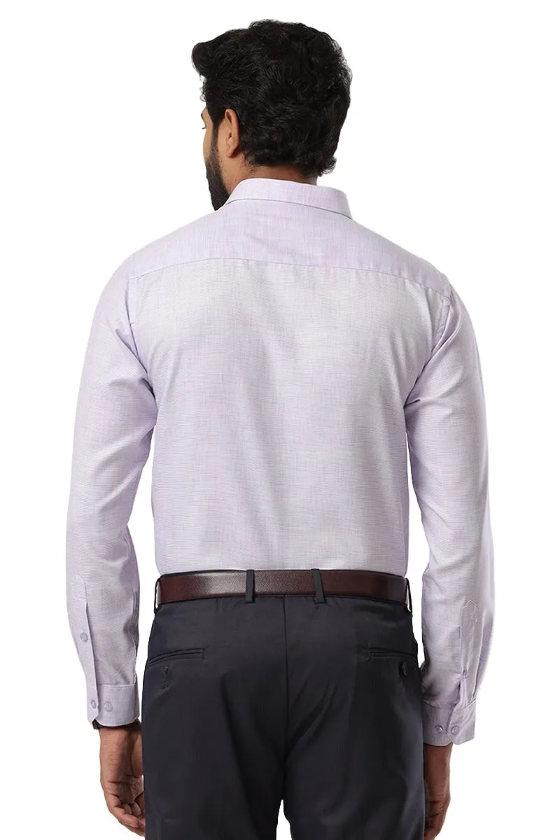 Cardiff - Purple Formal Shirt For Men | Ariser