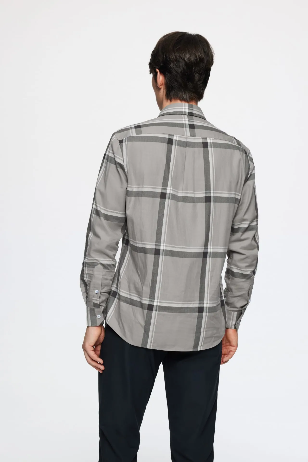 Check Cotton Check Casual Shirt