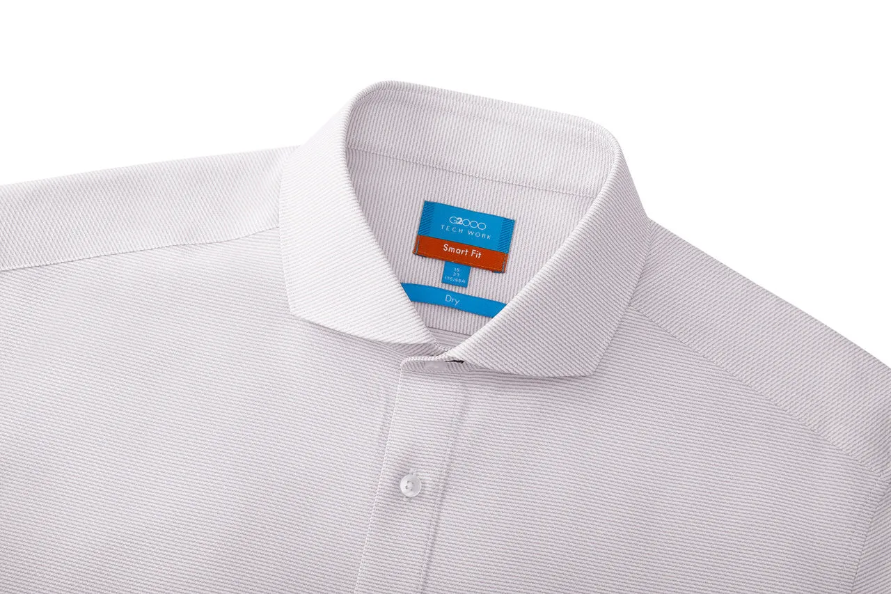 Dry 2 Tone Shirt in Smart Fit Windsor Collar