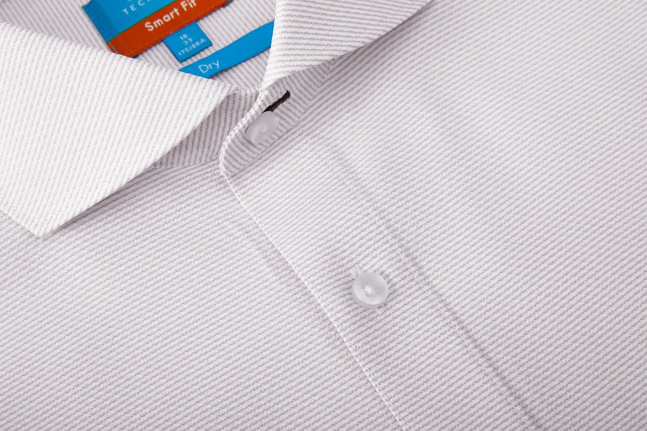 Dry 2 Tone Shirt in Smart Fit Windsor Collar