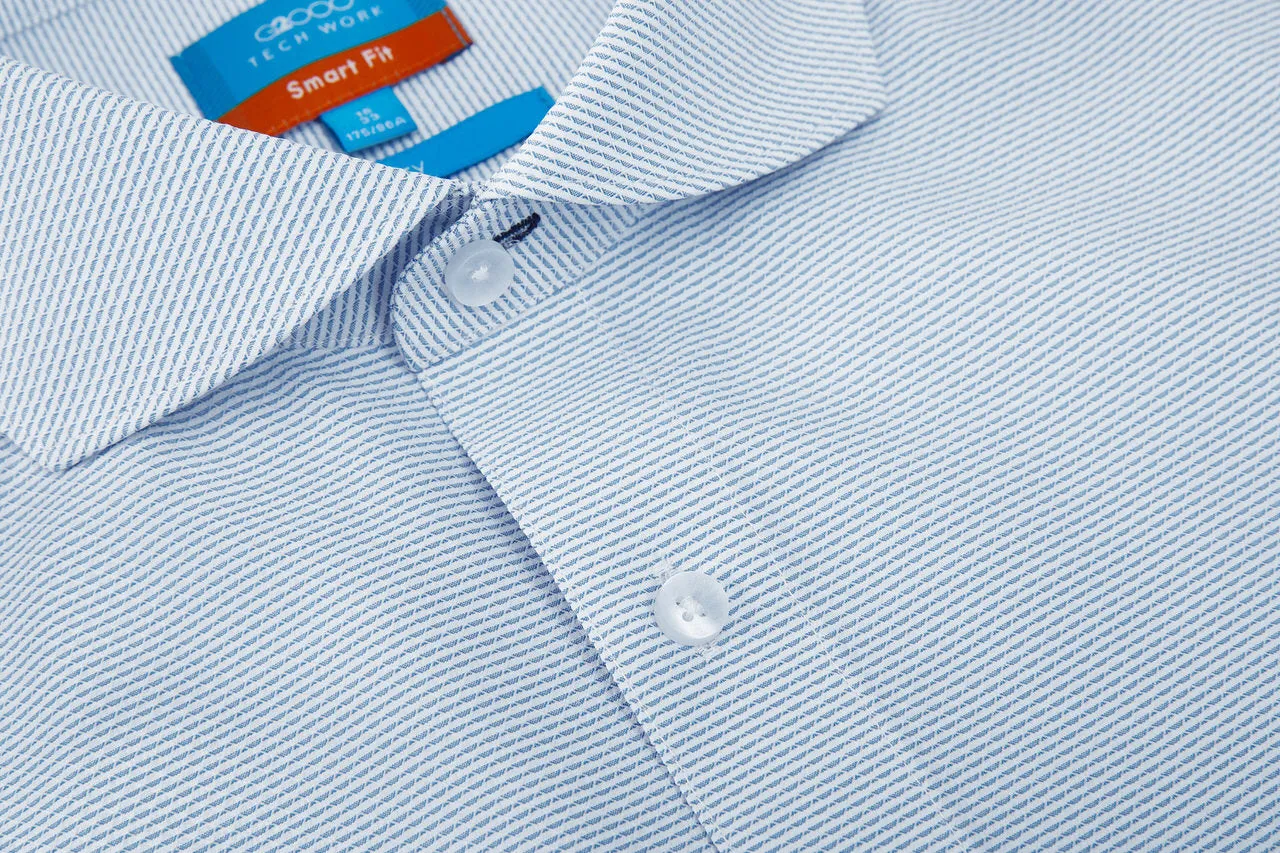 Dry 2 Tone Shirt in Smart Fit Windsor Collar