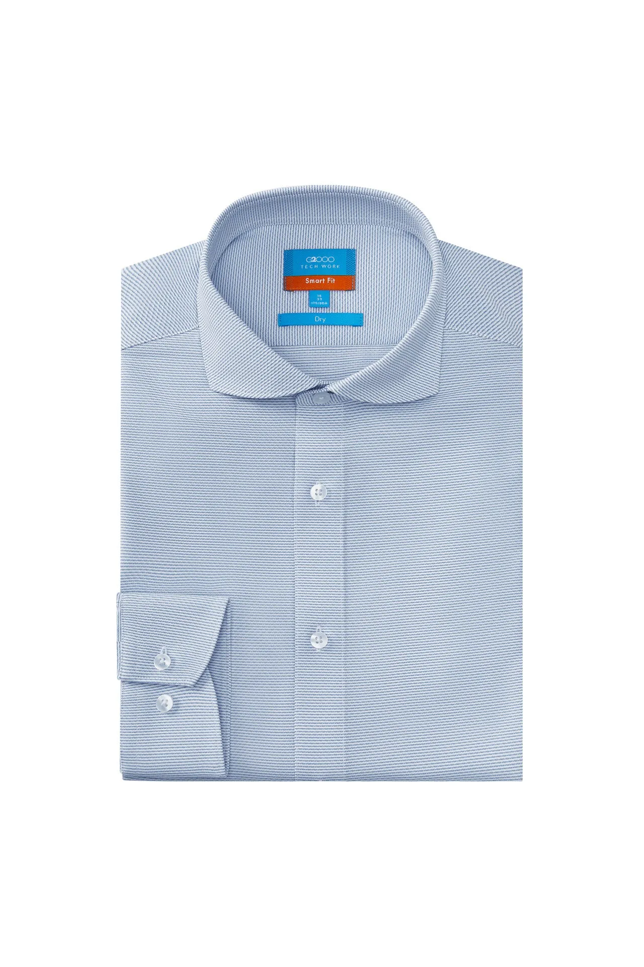 Dry 2 Tone Shirt in Smart Fit Windsor Collar