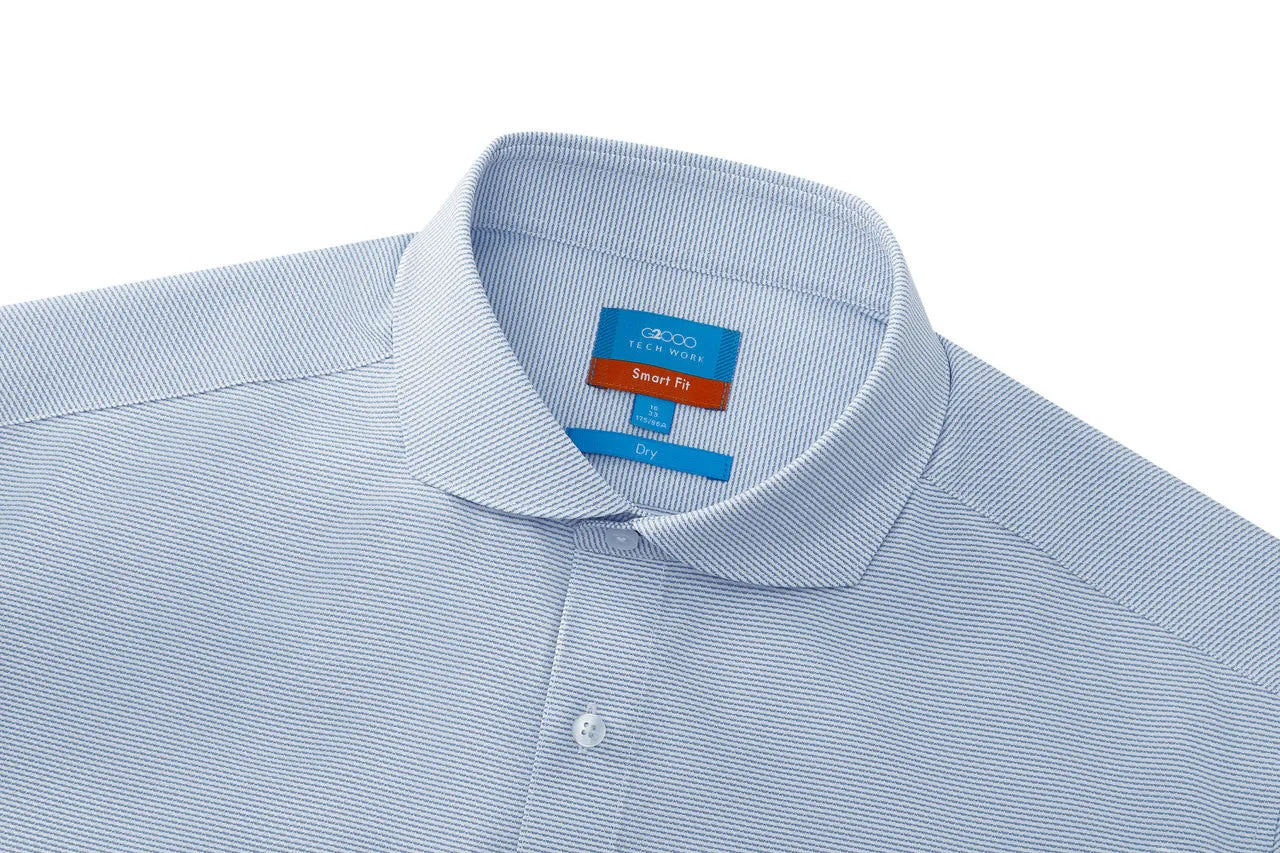 Dry 2 Tone Shirt in Smart Fit Windsor Collar