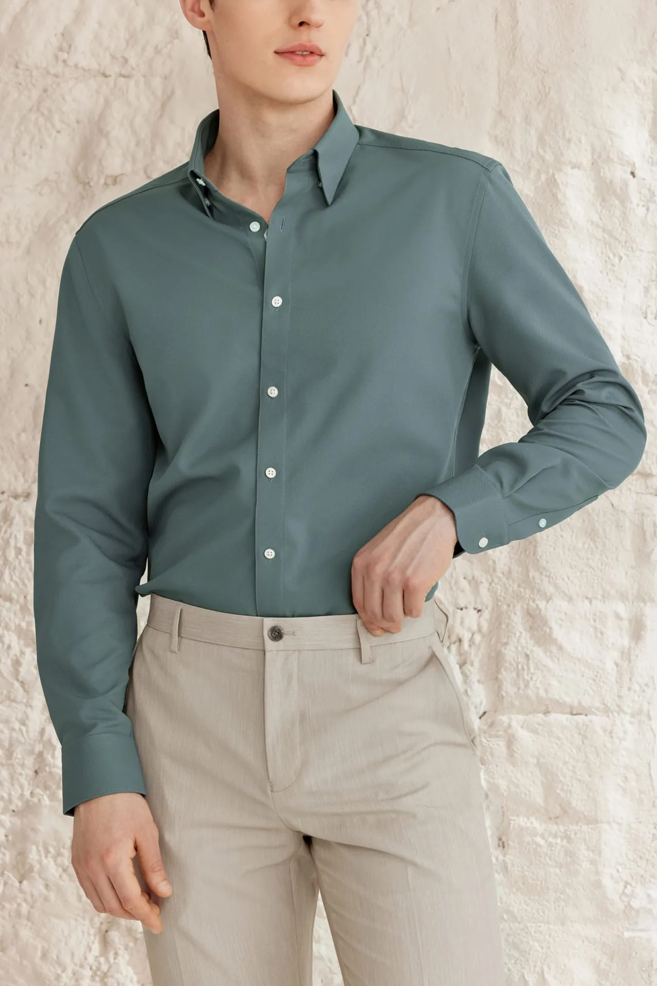 Dry Shirt in Smart Fit Classic Collar