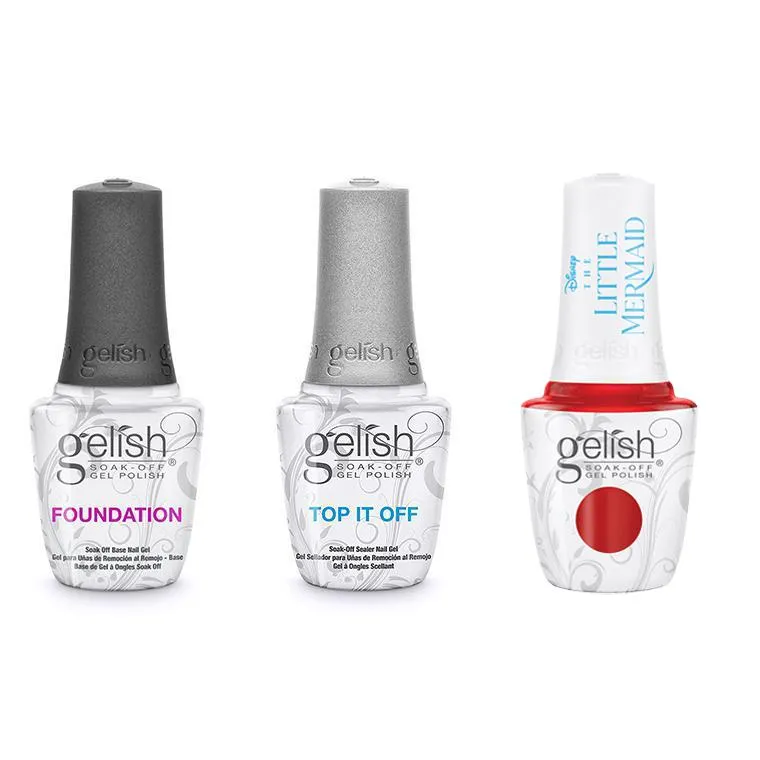 Gelish Combo - Base, Top & Let's Crab A Bite