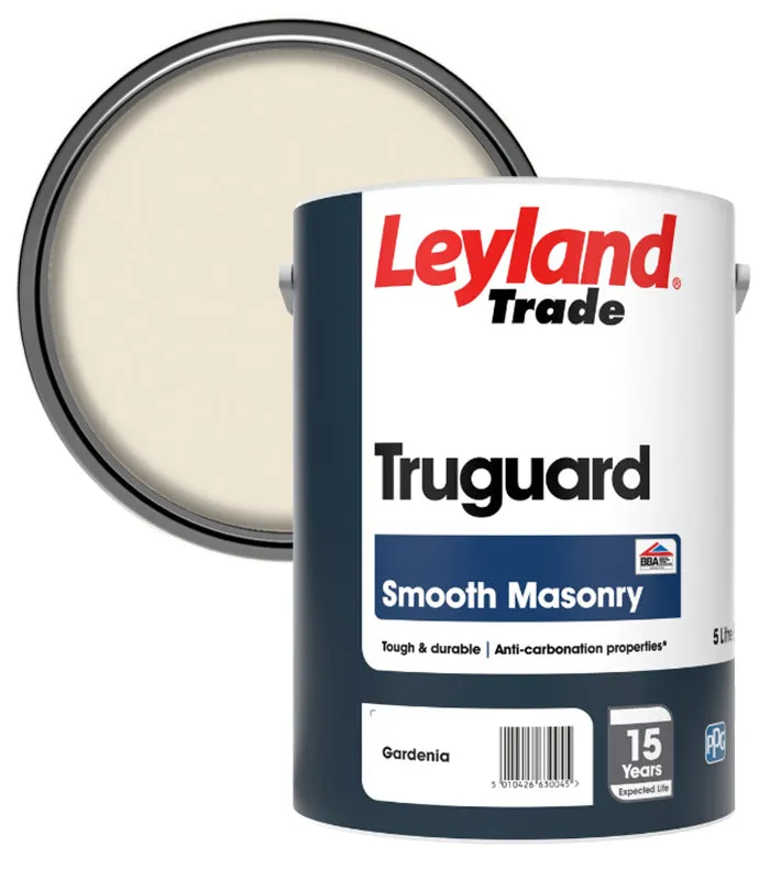 Leyland Trade Truguard Smooth 15 Year Masonry Paint - 5 Litre