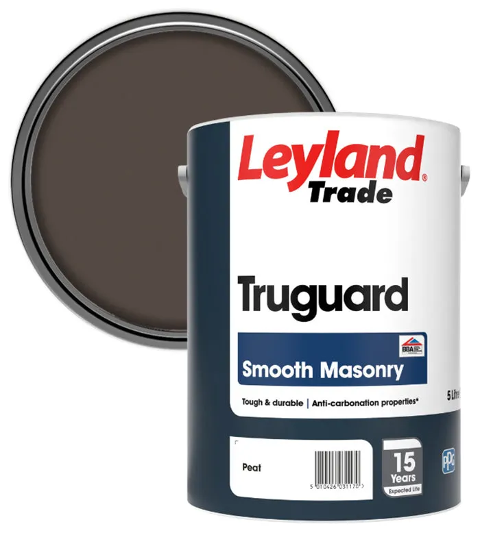 Leyland Trade Truguard Smooth 15 Year Masonry Paint - 5 Litre