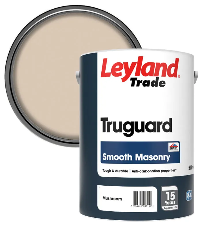 Leyland Trade Truguard Smooth 15 Year Masonry Paint - 5 Litre