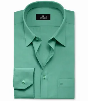 Luxor - Aqua Green Formal Shirts for Men | Ariser