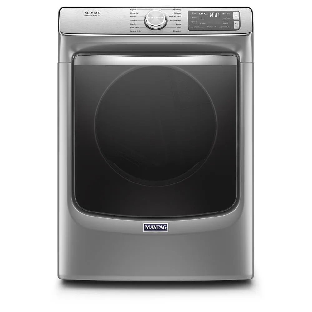 Maytag MED8630HC Smart Front Load Electric Dryer with Extra Power and Advanced Moisture Sensing Plus - 7.3 cu. ft.