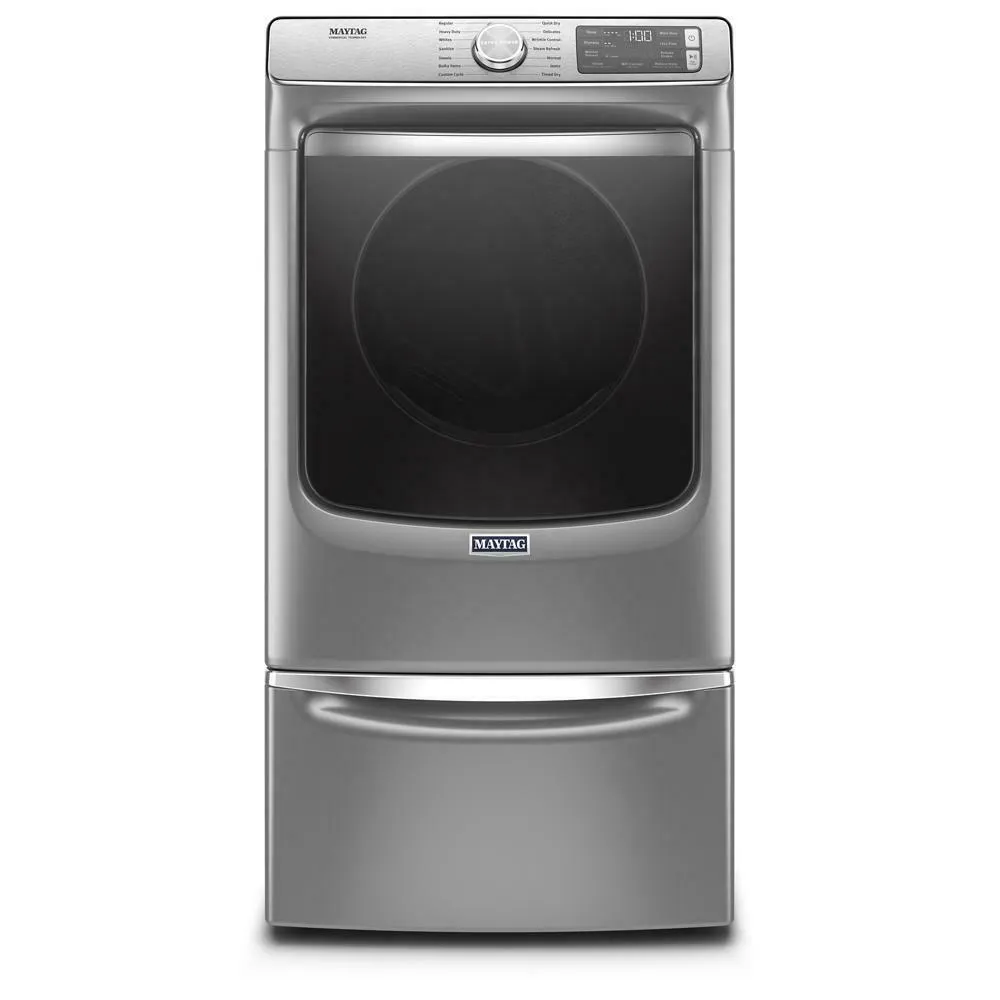 Maytag MED8630HC Smart Front Load Electric Dryer with Extra Power and Advanced Moisture Sensing Plus - 7.3 cu. ft.