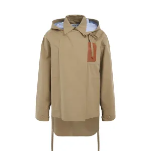 Military Hooded Parka in Sweet Caramel