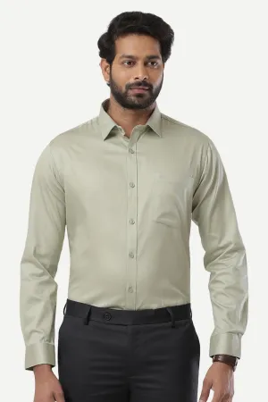 Monti - French Green Formal Shirts for Men | Ariser