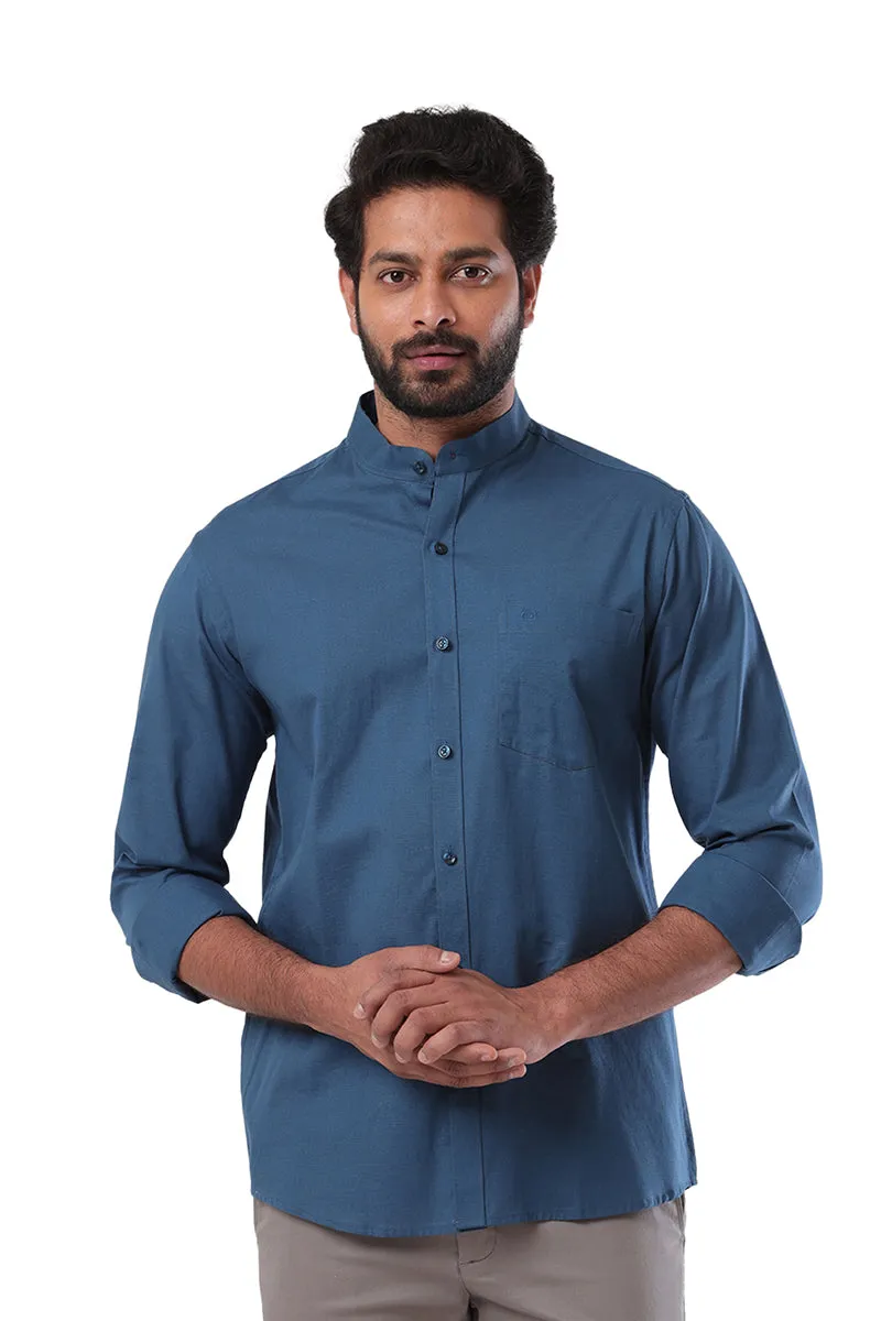 Neo - Blue Formal Shirt For Men | Ariser