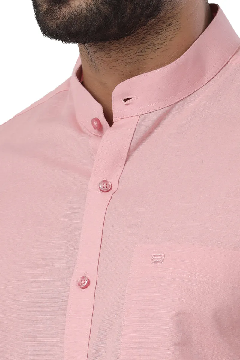 Neo - Pink Formal Shirt For Men | Ariser