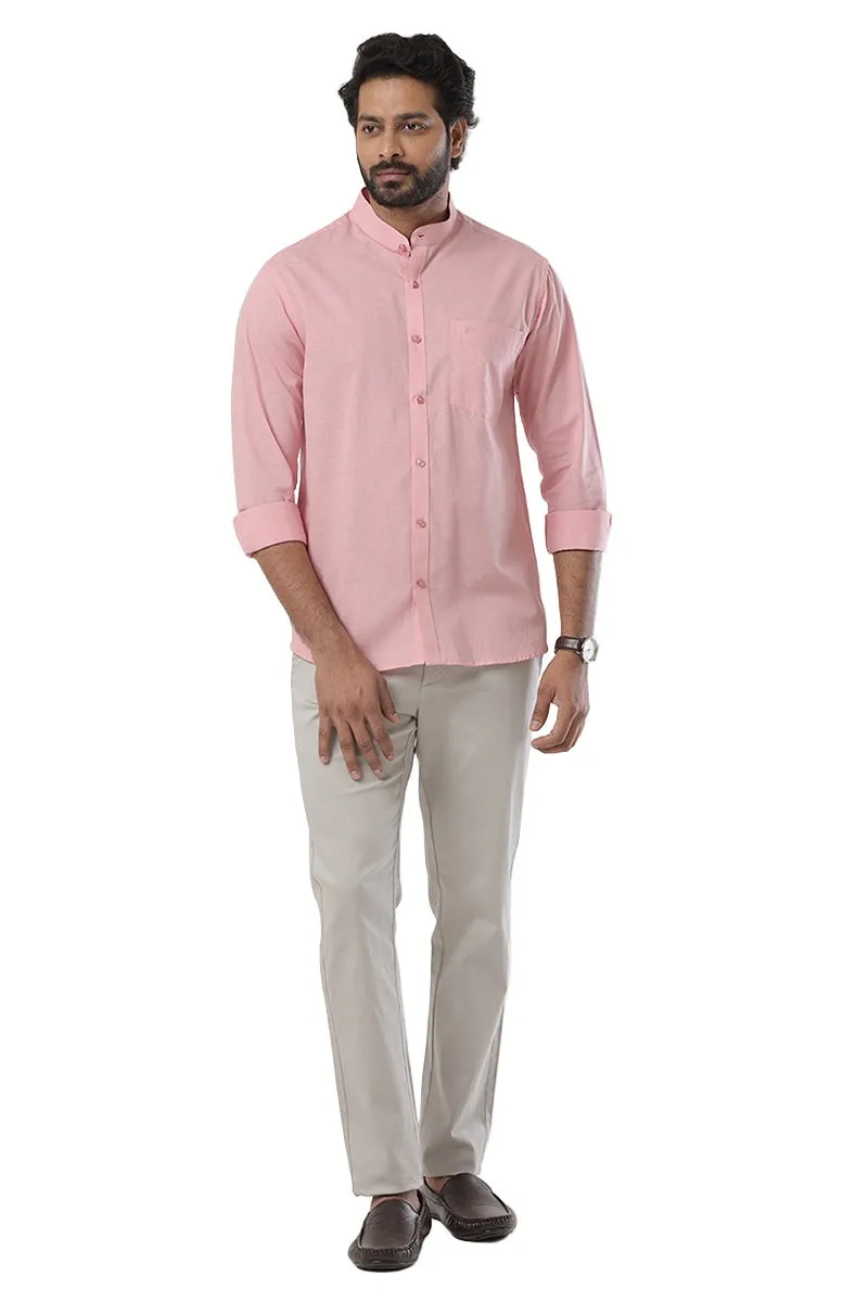 Neo - Pink Formal Shirt For Men | Ariser