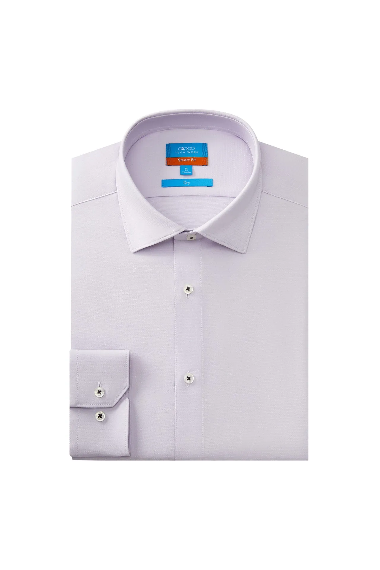 Non-Iron Quick Dry Smart Fit Dot Textured Shirt