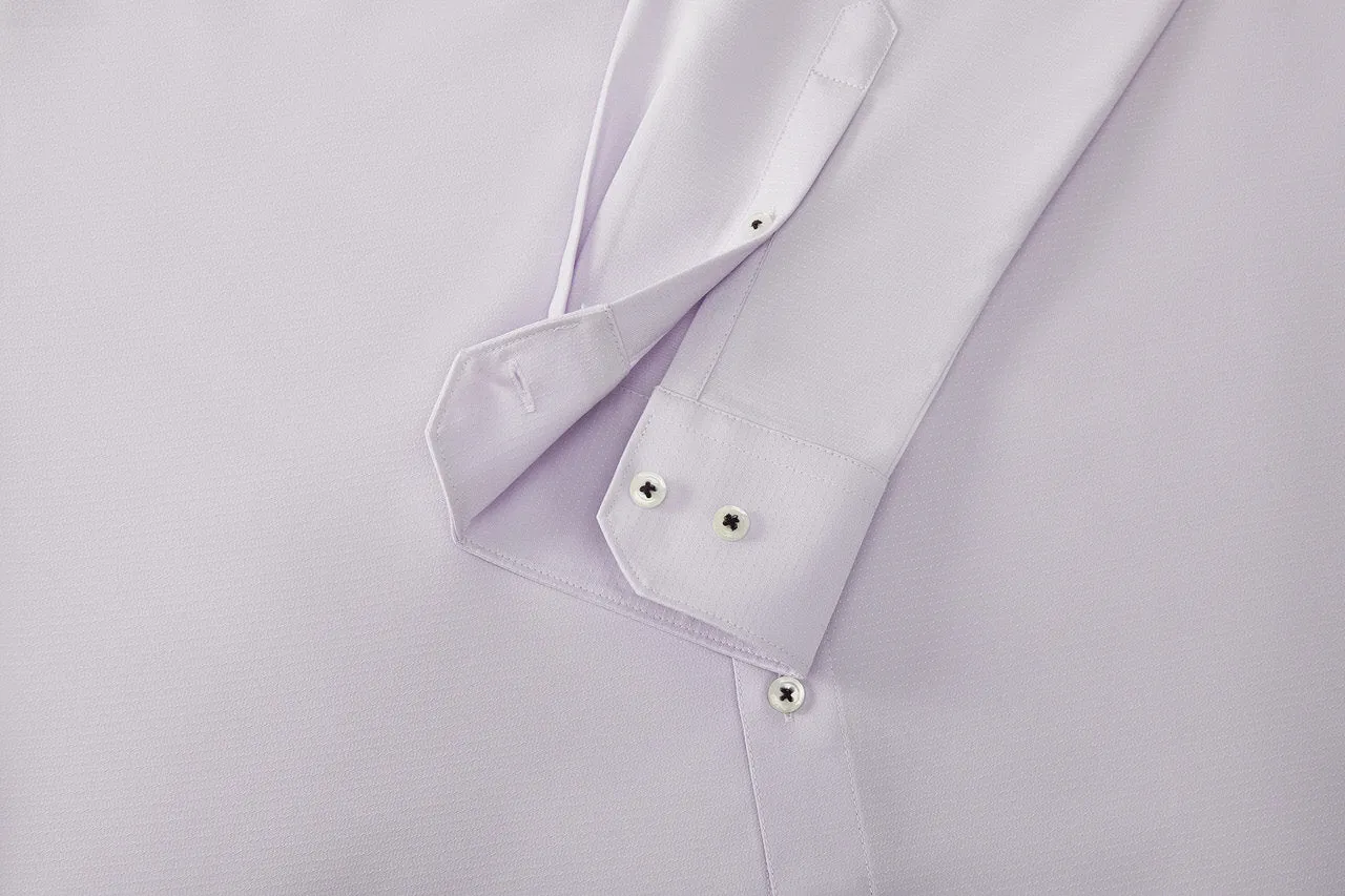 Non-Iron Quick Dry Smart Fit Dot Textured Shirt