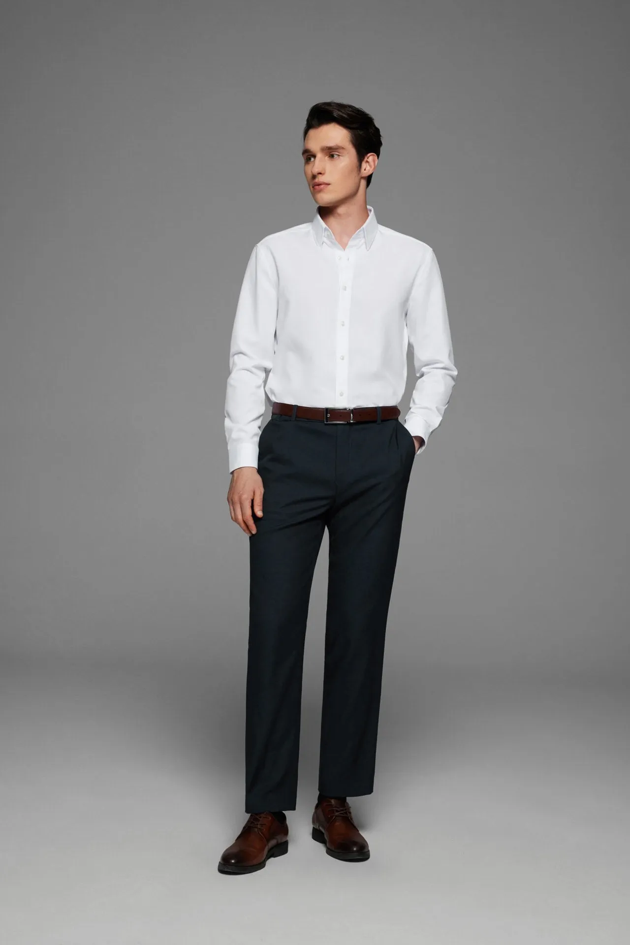 Non-Iron Quick Dry Smart Fit Twill Shirt