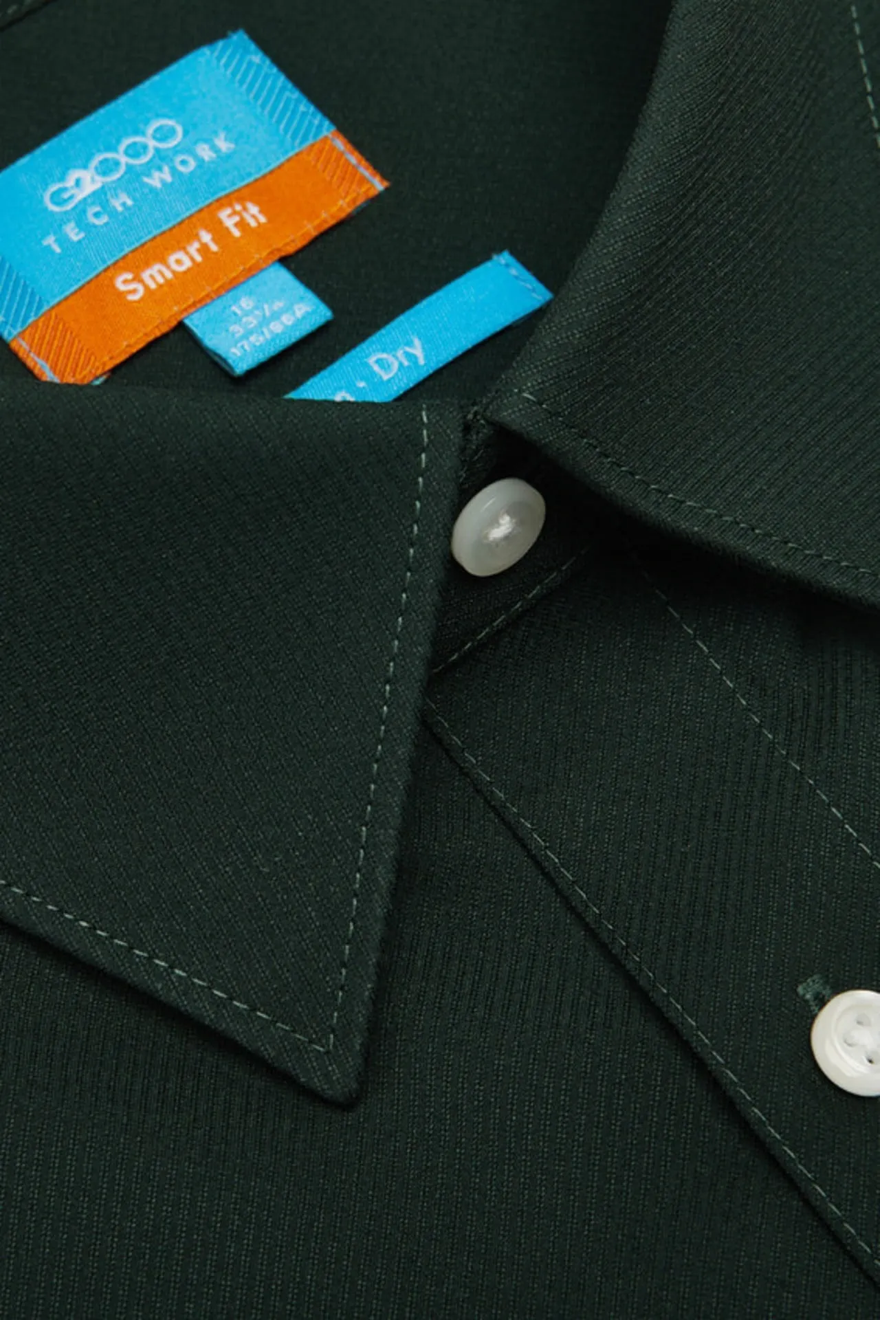 Non-Iron Quick Dry Smart Fit Twill Shirt