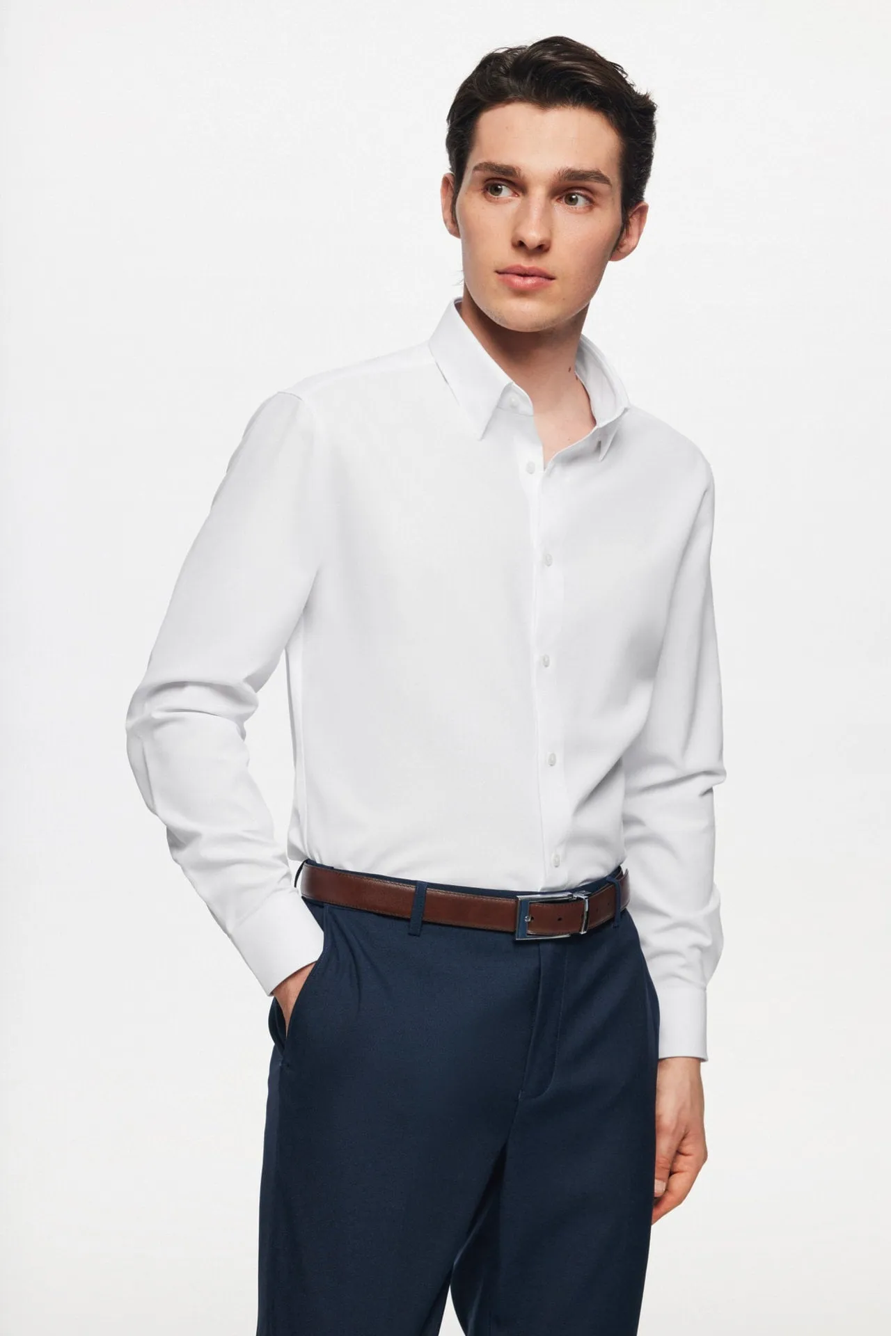 Non-Iron Quick Dry Smart Fit Twill Shirt