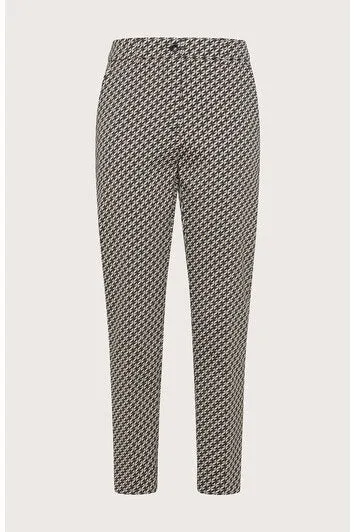 SEVENTY - SLIM FIT ANKLE LENGTH STRETCH JACQUARD PANT