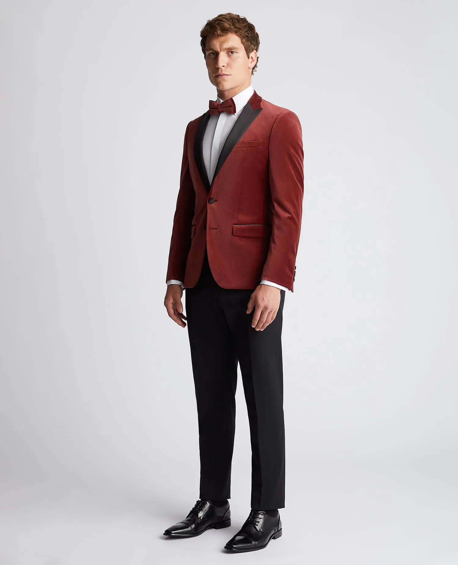 Slim Fit Velvet Jacket