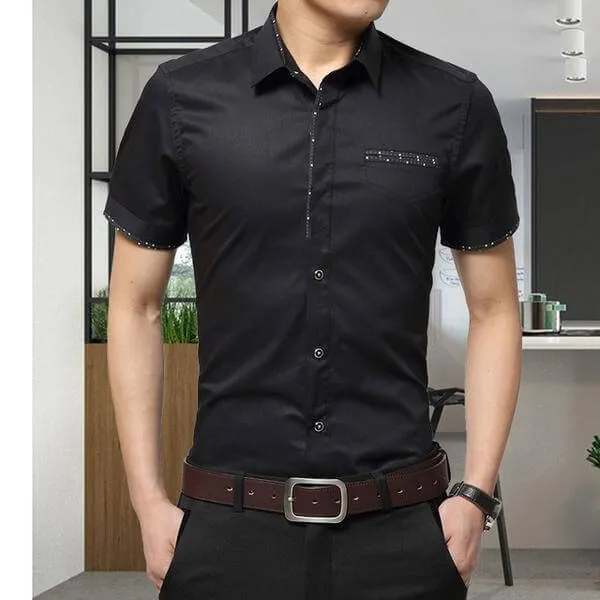 Summer New Men's Shirt Brand Luxury