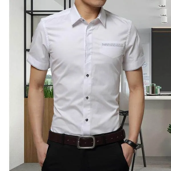 Summer New Men's Shirt Brand Luxury