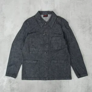 Vetra Cotton / Wool Workwear Jacket 5C  - Denim